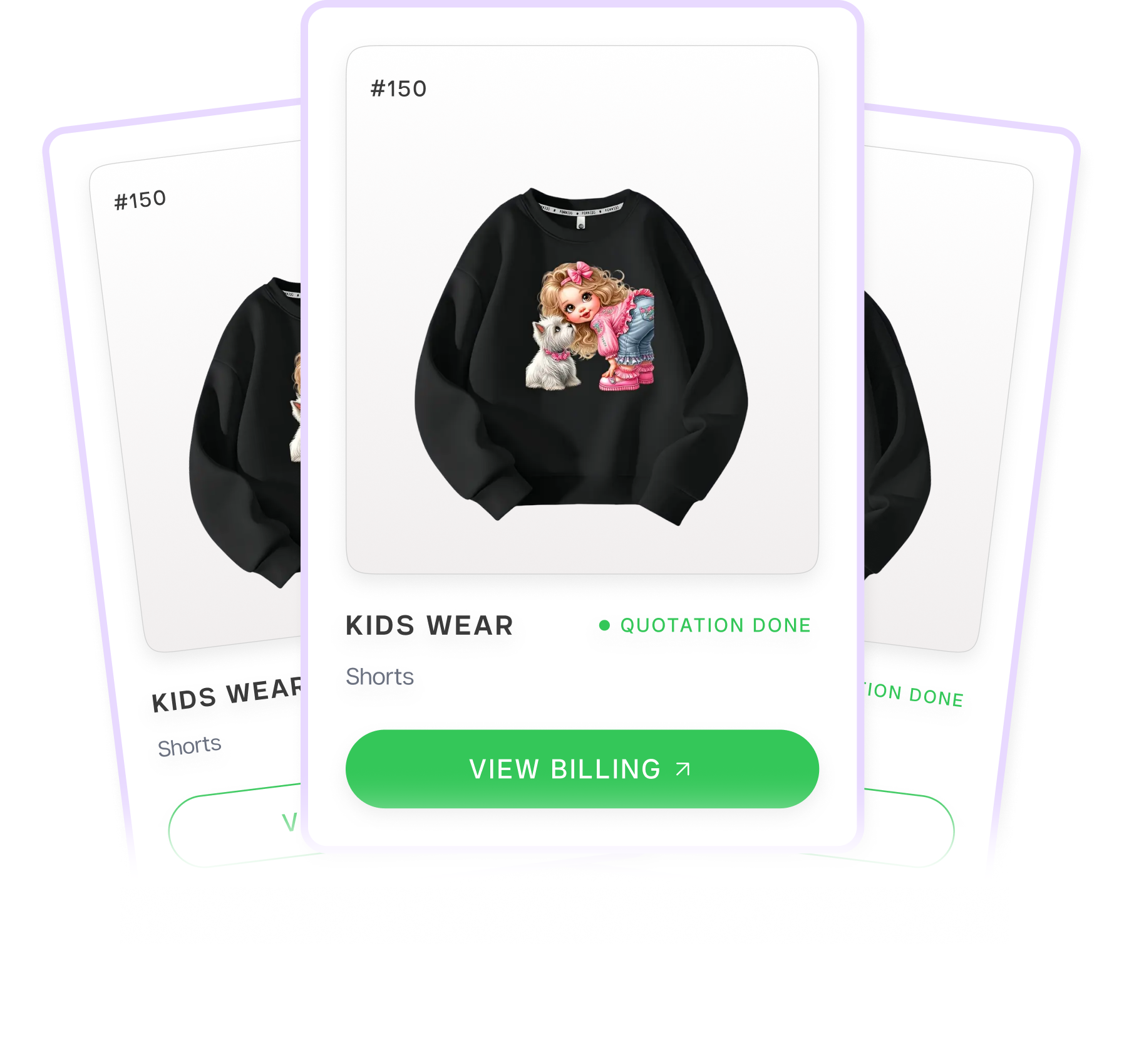 Request Quote product cards preview