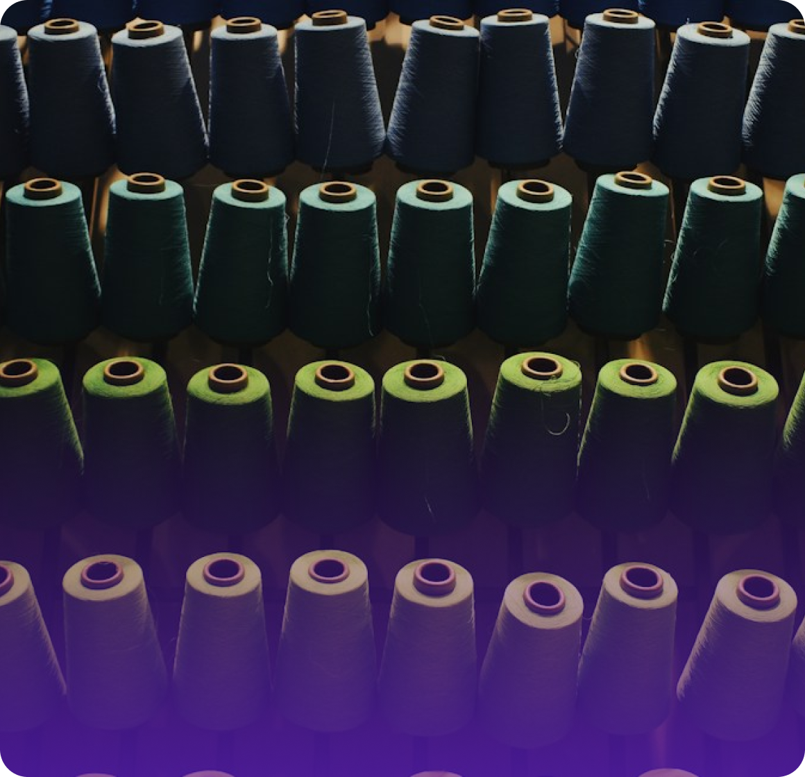 Recycled and organic fabric rolls used for sustainable apparel manufacturing